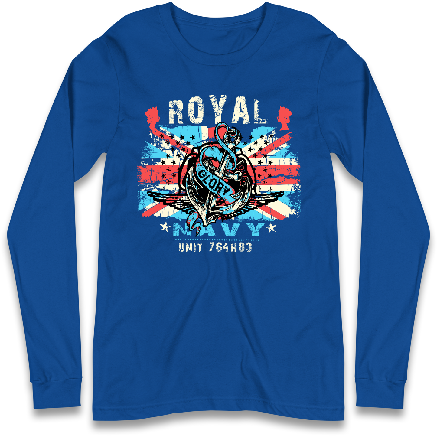 Royal Navy Glory Unit 764H83 Longsleeve T Shirt