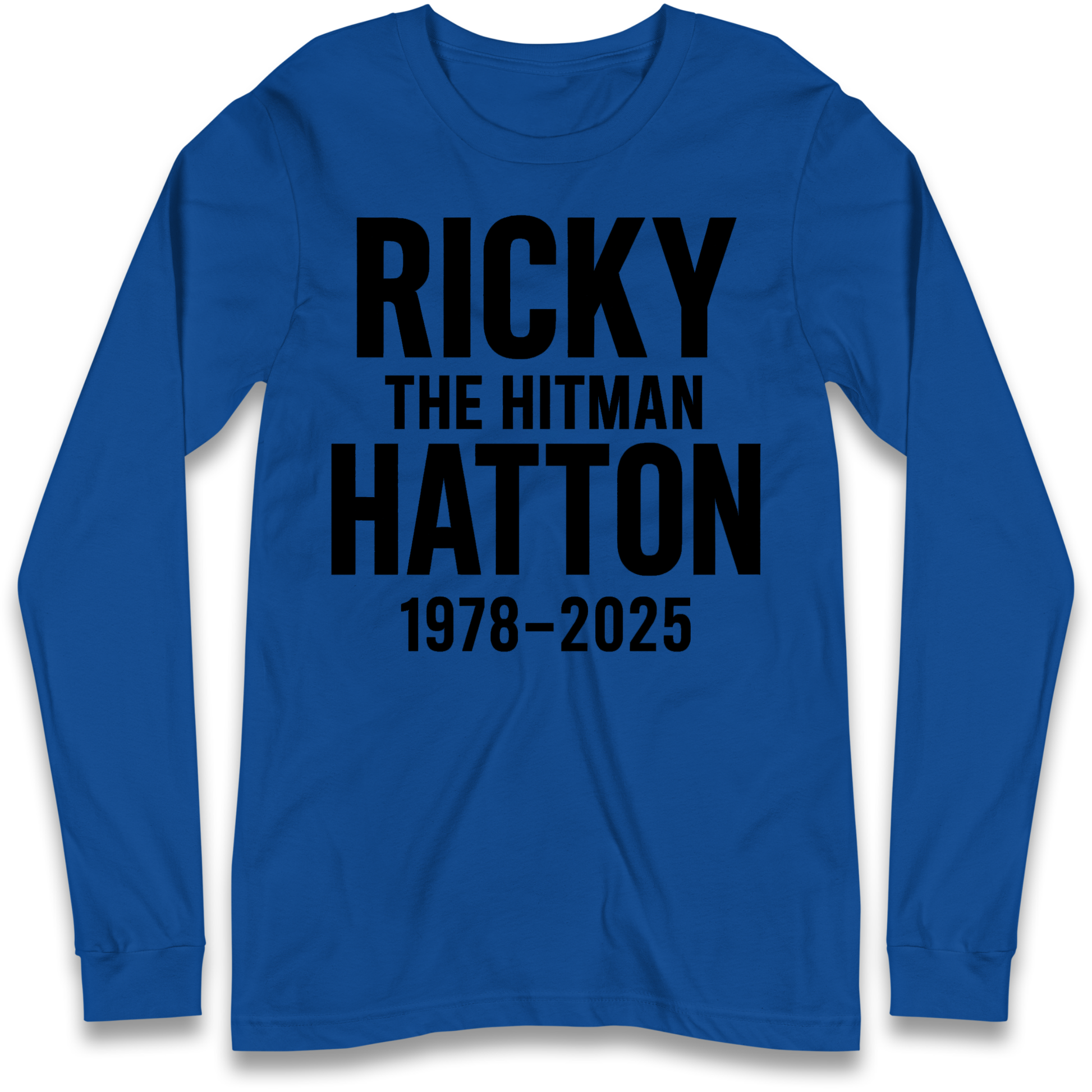 Ricky The Hitman Hatton 1978 2025 Longsleeve T Shirt