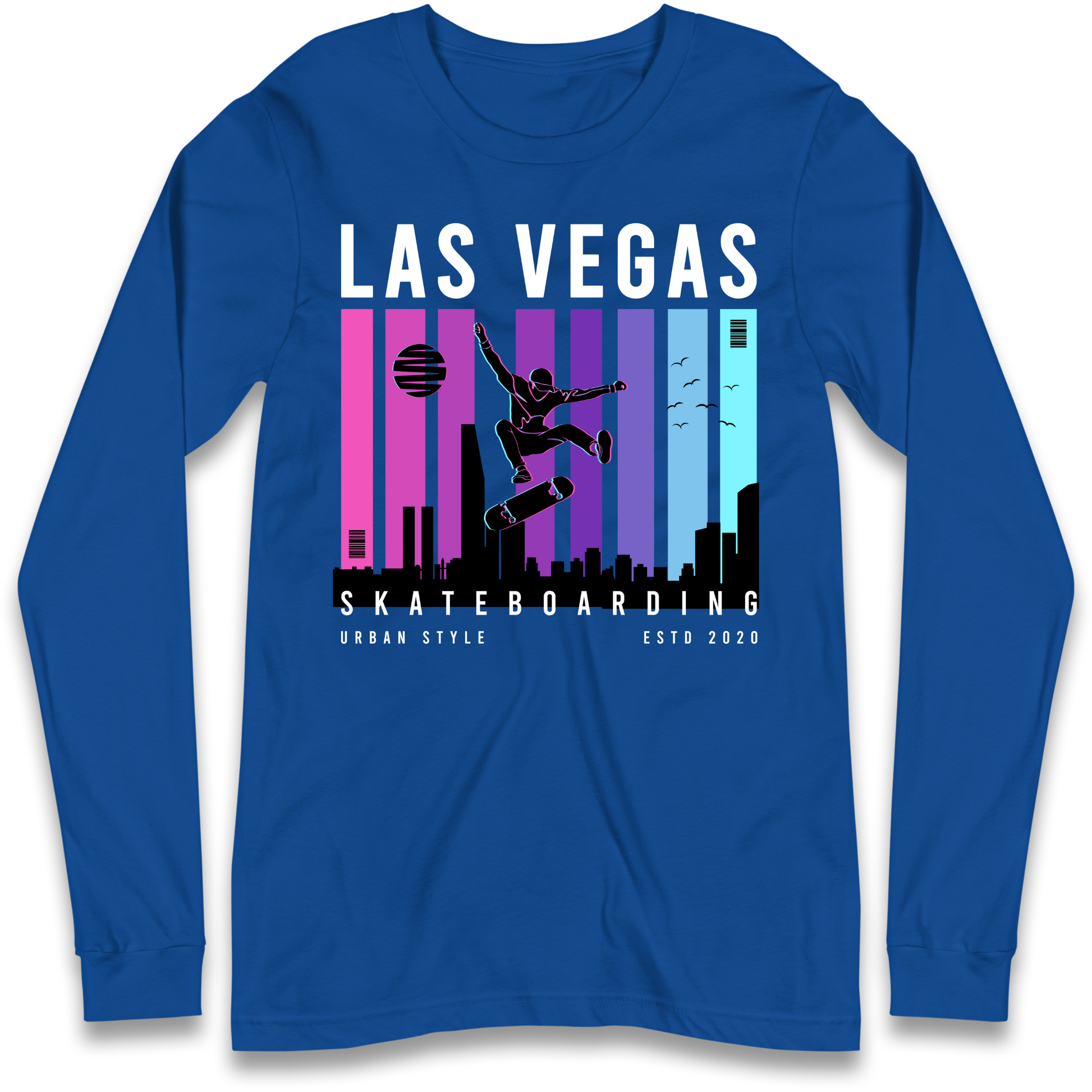 Las Vegas Skateboarding Longsleeve T Shirt