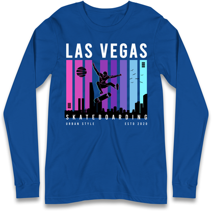 Las Vegas Skateboarding Longsleeve T Shirt