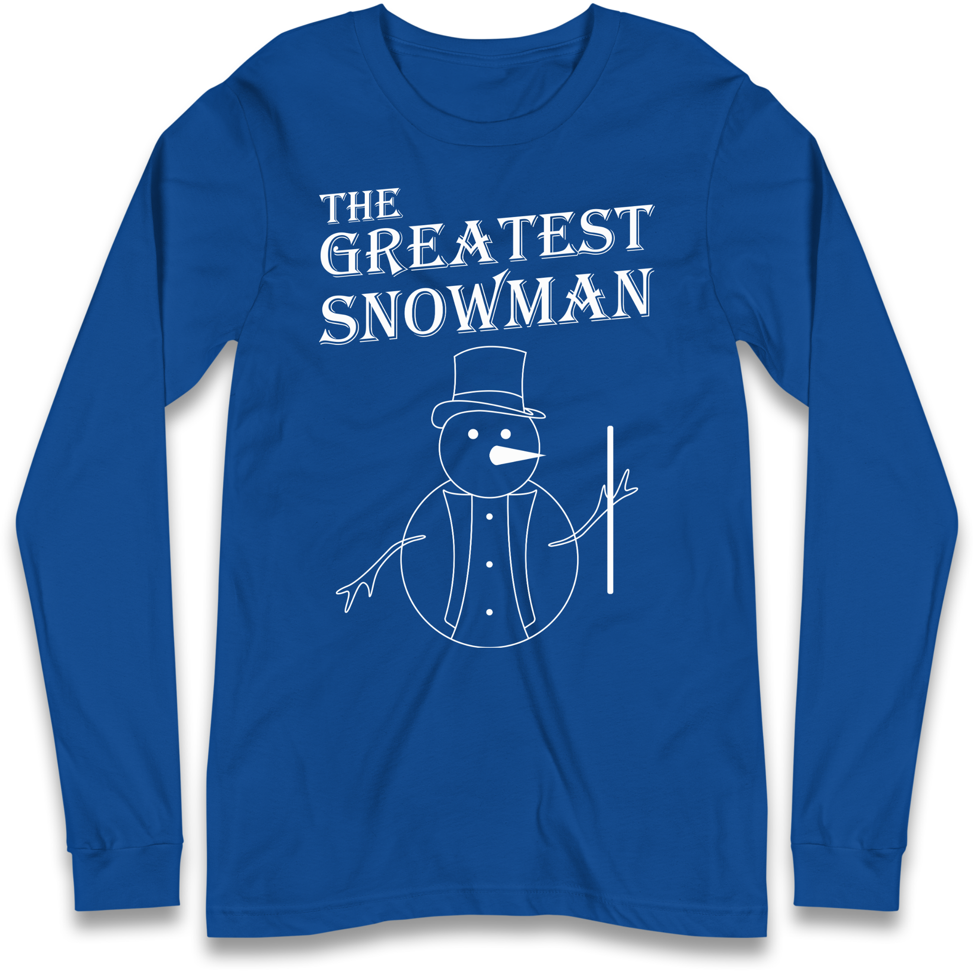 The Greatest Snowman Christmas Longsleeve T Shirt