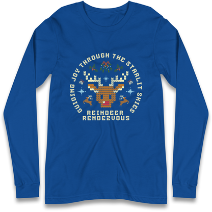 Reindeer Rendezvous Christmas Longsleeve T Shirt