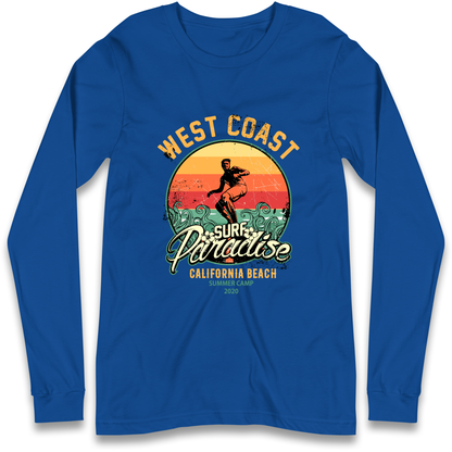West Coast Surf Paradise Longsleeve T Shirt