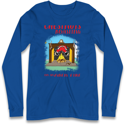 Chestnuts Roasting On An Open Fire Christmas Longsleeve T Shirt