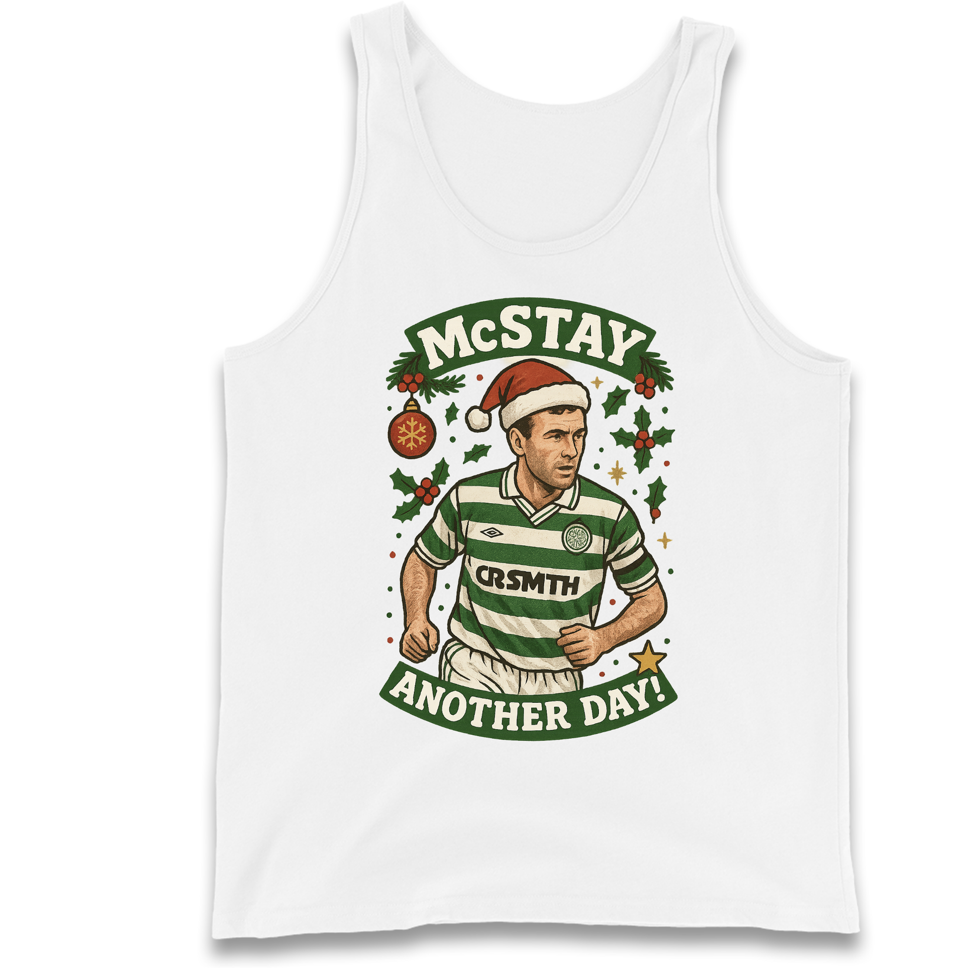 Paul McStay Celtic Christmas Tank Top