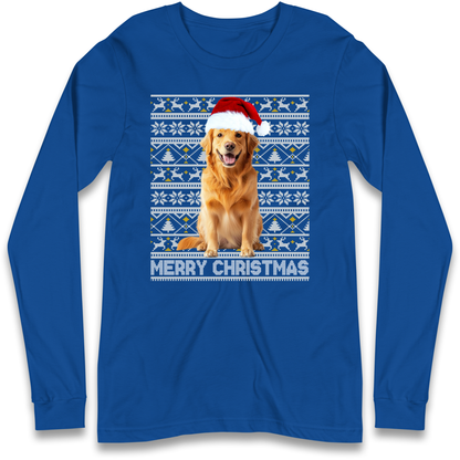 Merry Christmas Dog Longsleeve T Shirt