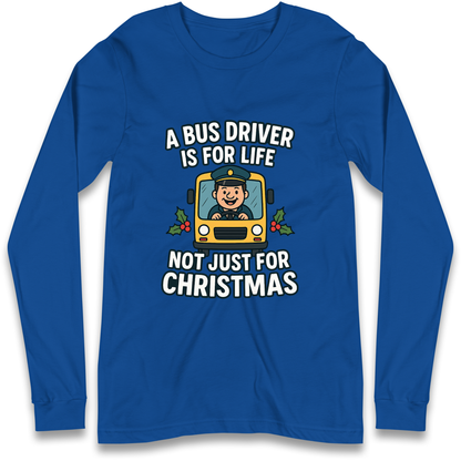 Bus Driver Christmas Longsleeve T Shirt