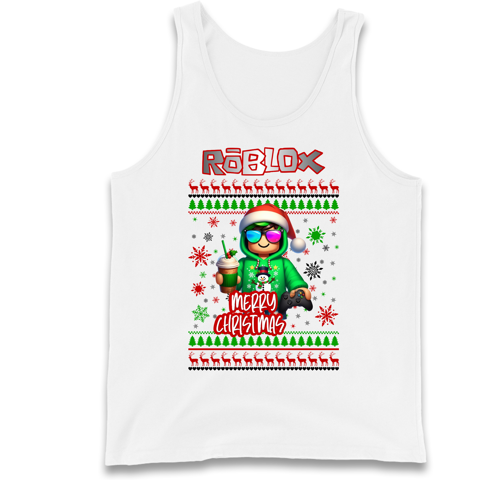 Roblox Merry Christmas Tank Top