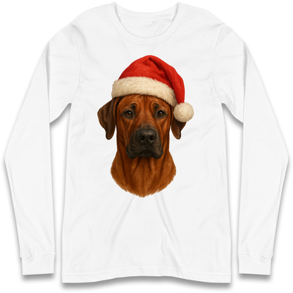 Rhodesian Ridgeback Christmas Longsleeve T-Shirt