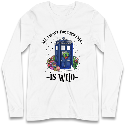 Dr Who Christmas Longsleeve T-Shirt