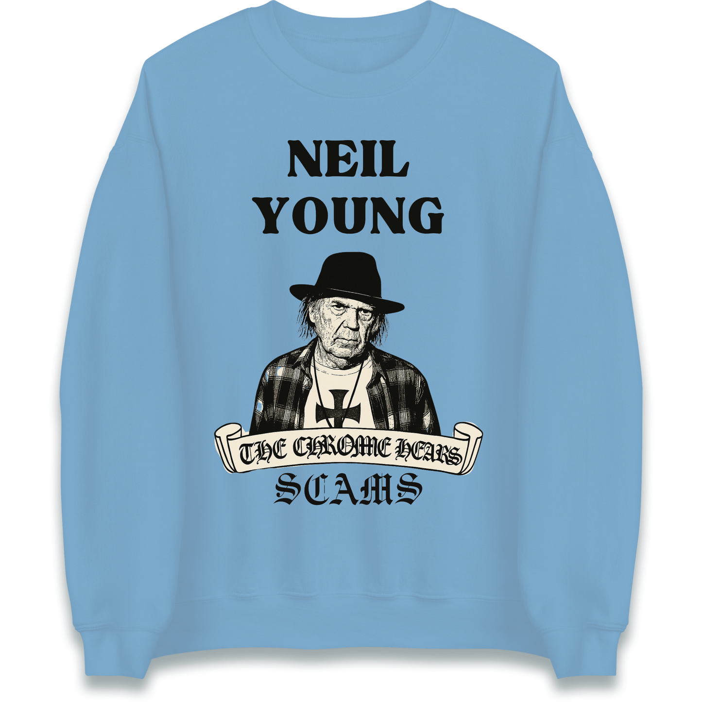 Neil Young and the Chrome Hearts Jumper