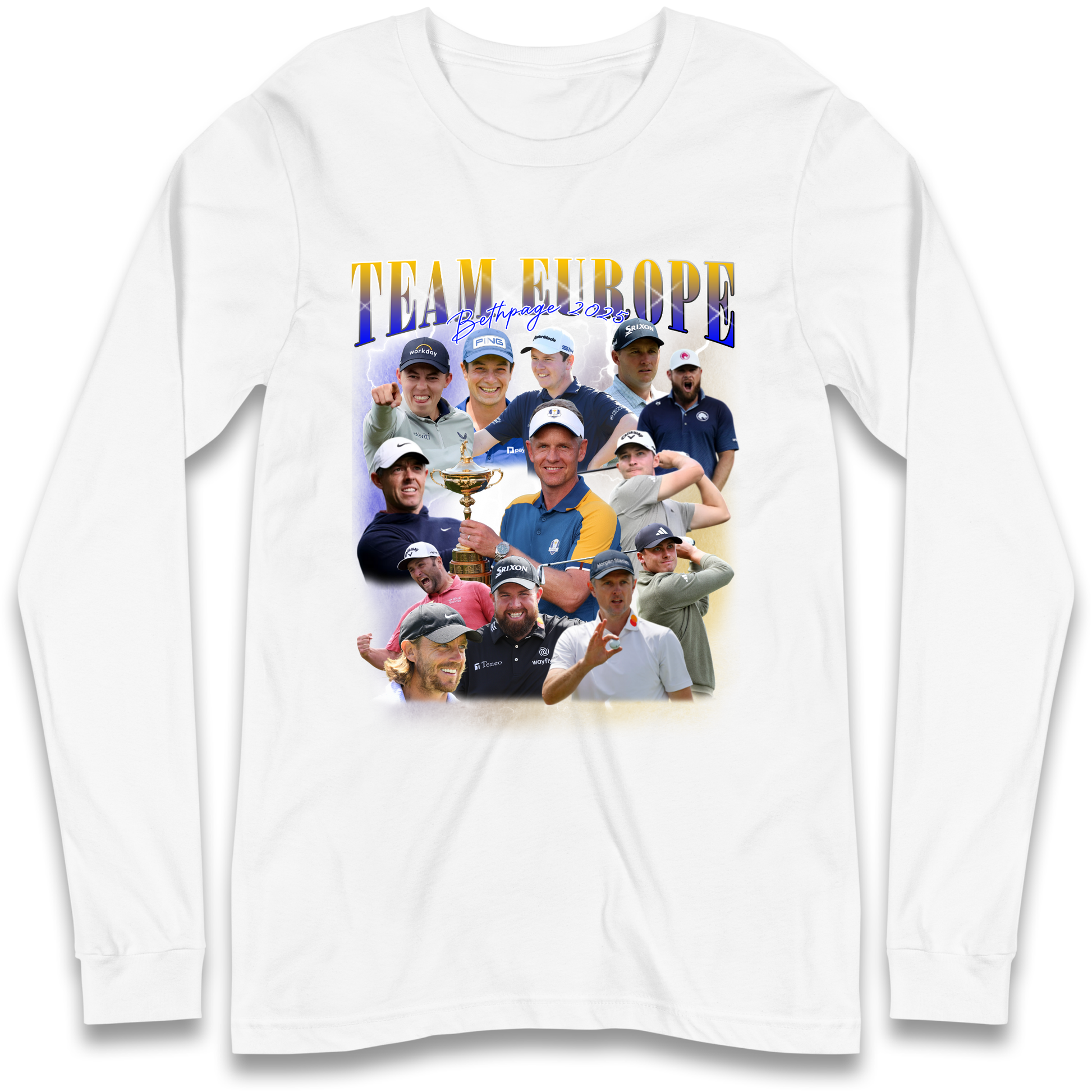 Ryder Cup 2025 Team Europe Longsleeve T Shirt