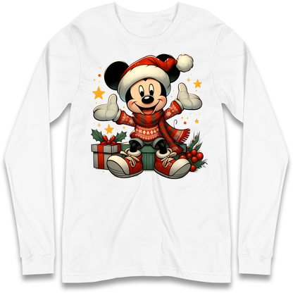 Micky Mouse Christmas Longsleeve T Shirt