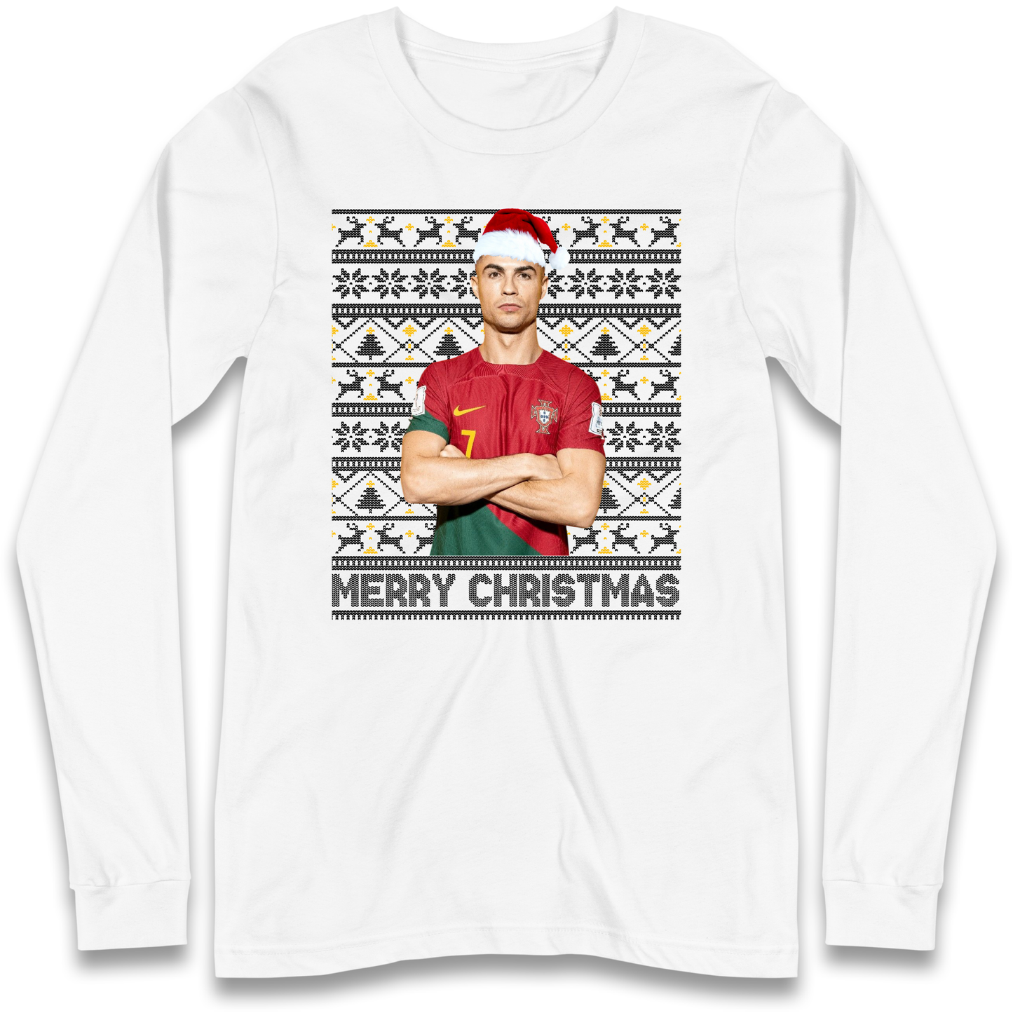 Merry Christmas Ronaldo Longsleeve T Shirt