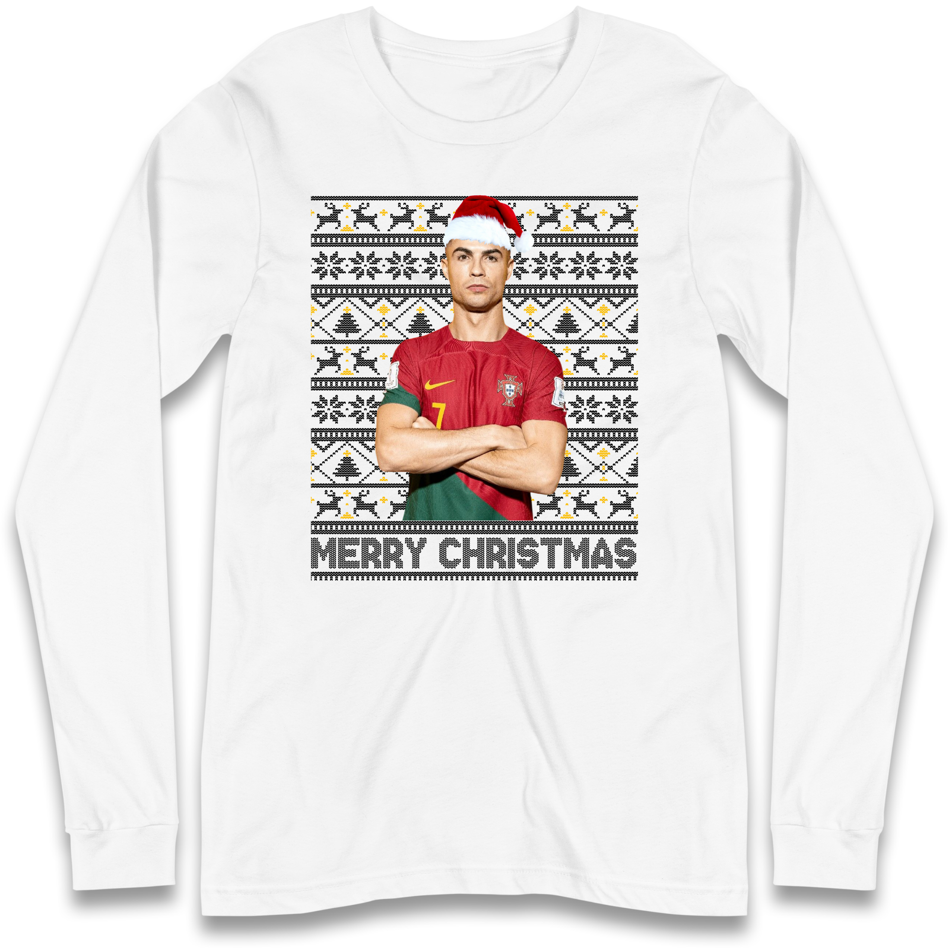 Merry Christmas Ronaldo Longsleeve T Shirt