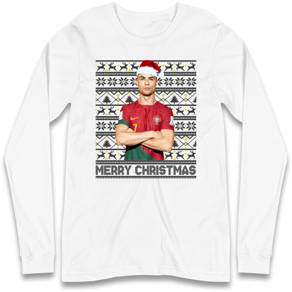 Merry Christmas Ronaldo Longsleeve T Shirt