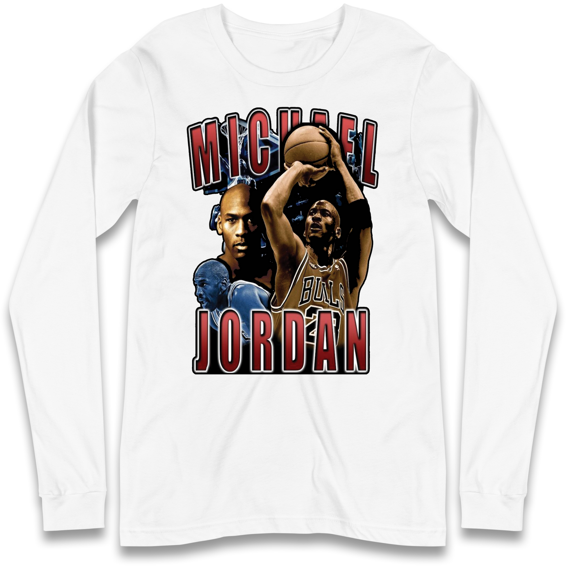 Michael Jordan Bulls Longsleeve T Shirt