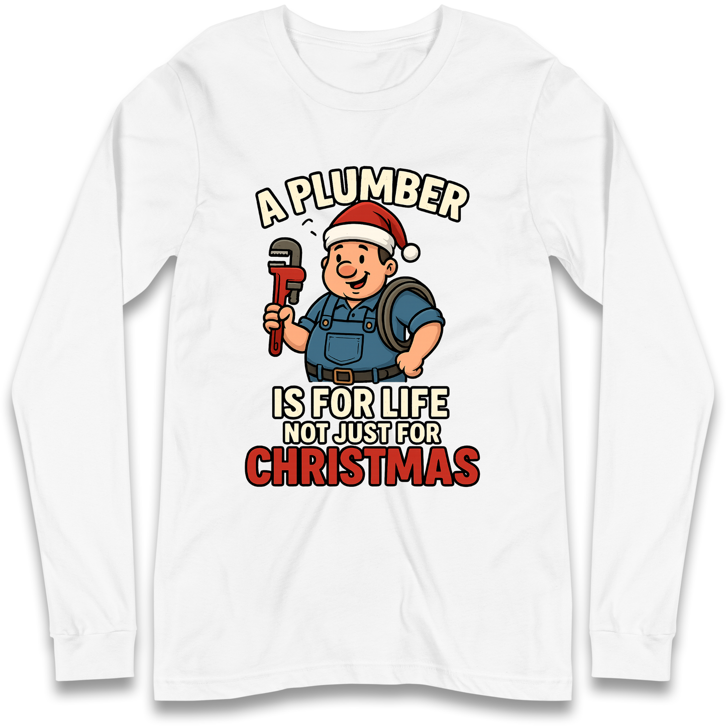 Plumber Christmas Longsleeve T Shirt