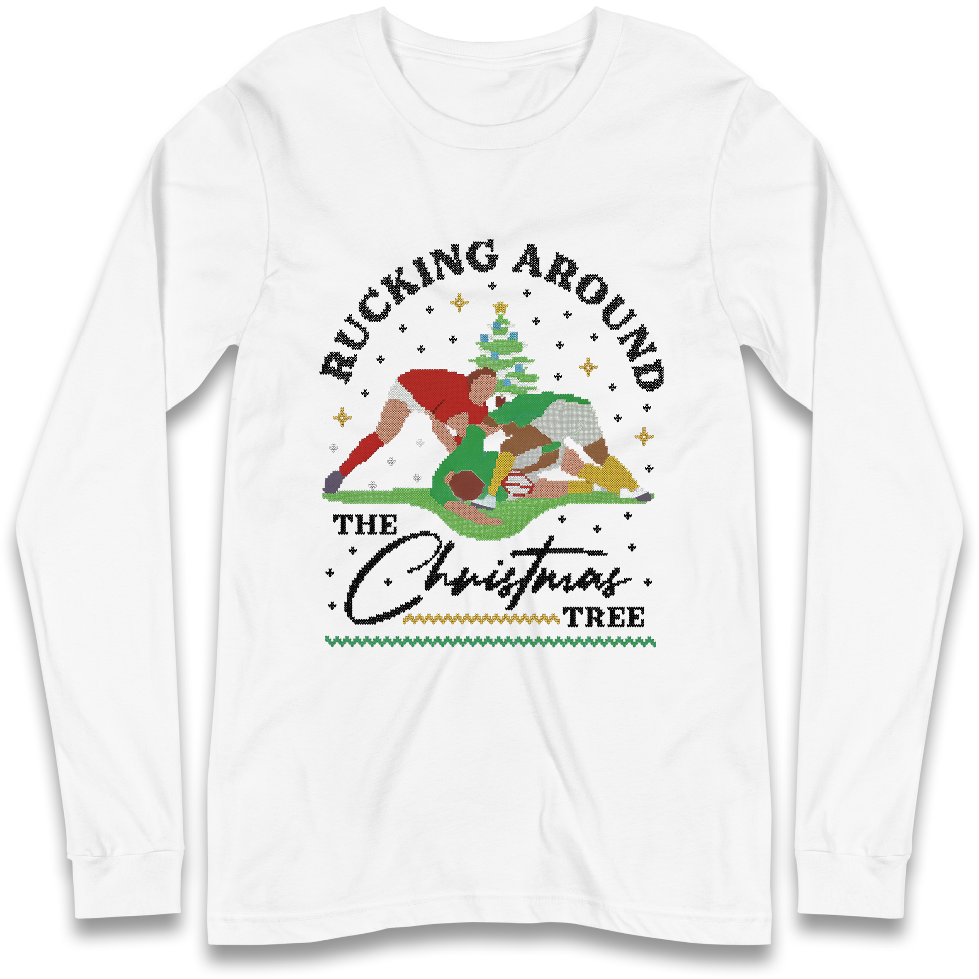 Rugby Christmas Longsleeve T Shirt