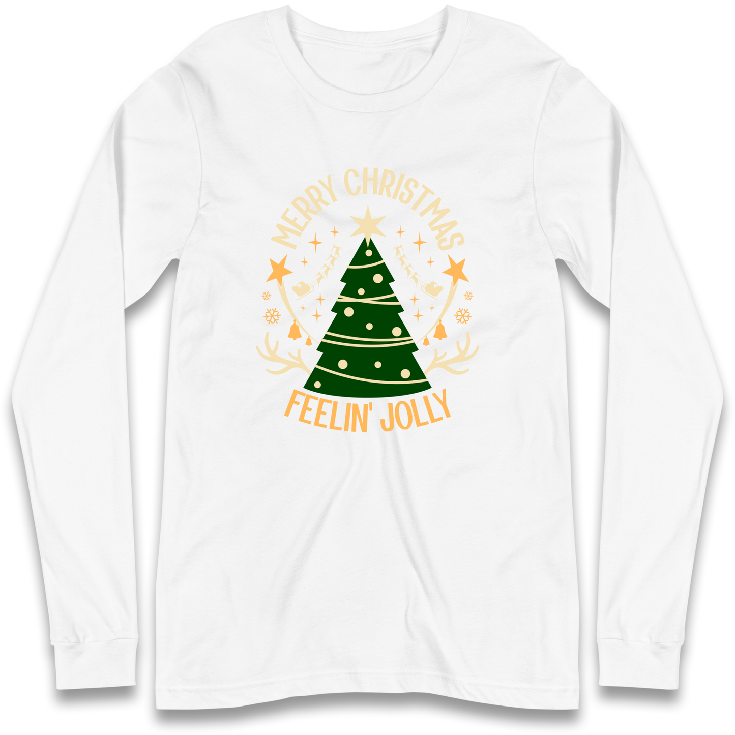 Merry Christmas Feeling Jolly Christmas Longsleeve T Shirt