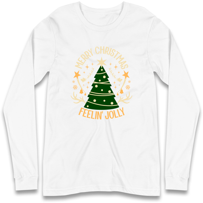 Merry Christmas Feeling Jolly Christmas Longsleeve T Shirt
