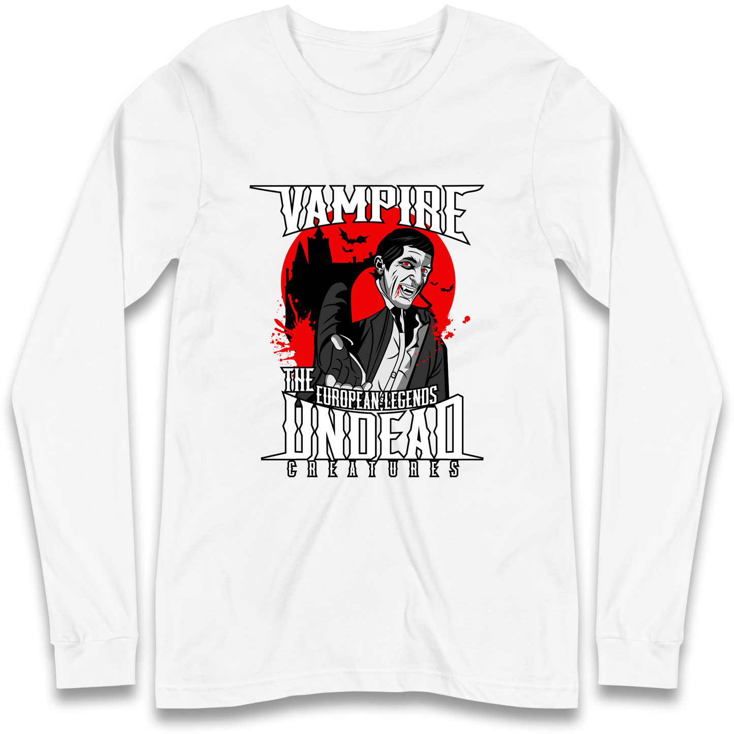 Vampire Undead Longsleeve T Shirt