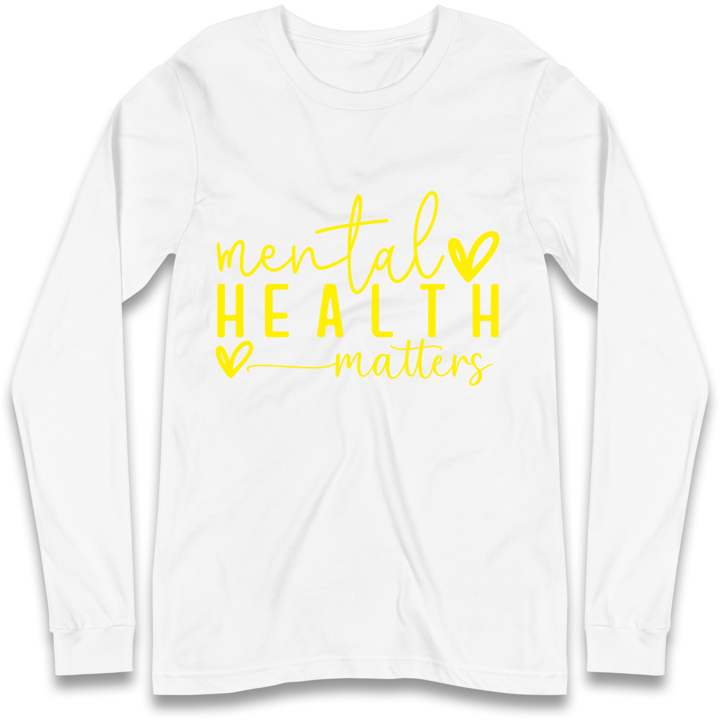 Yellow Mental Health Longsleeve T Shirt