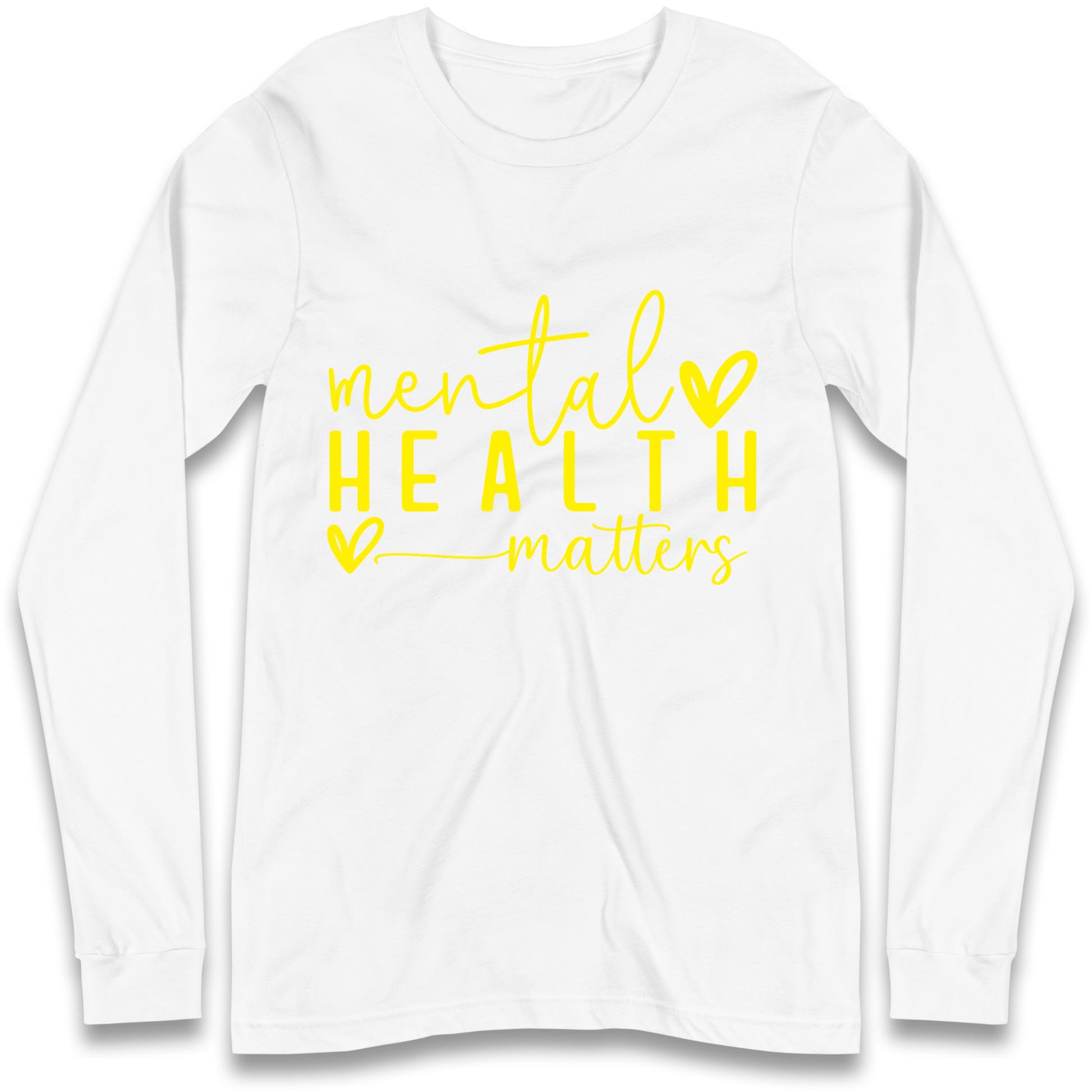 Yellow Mental Health Longsleeve T Shirt