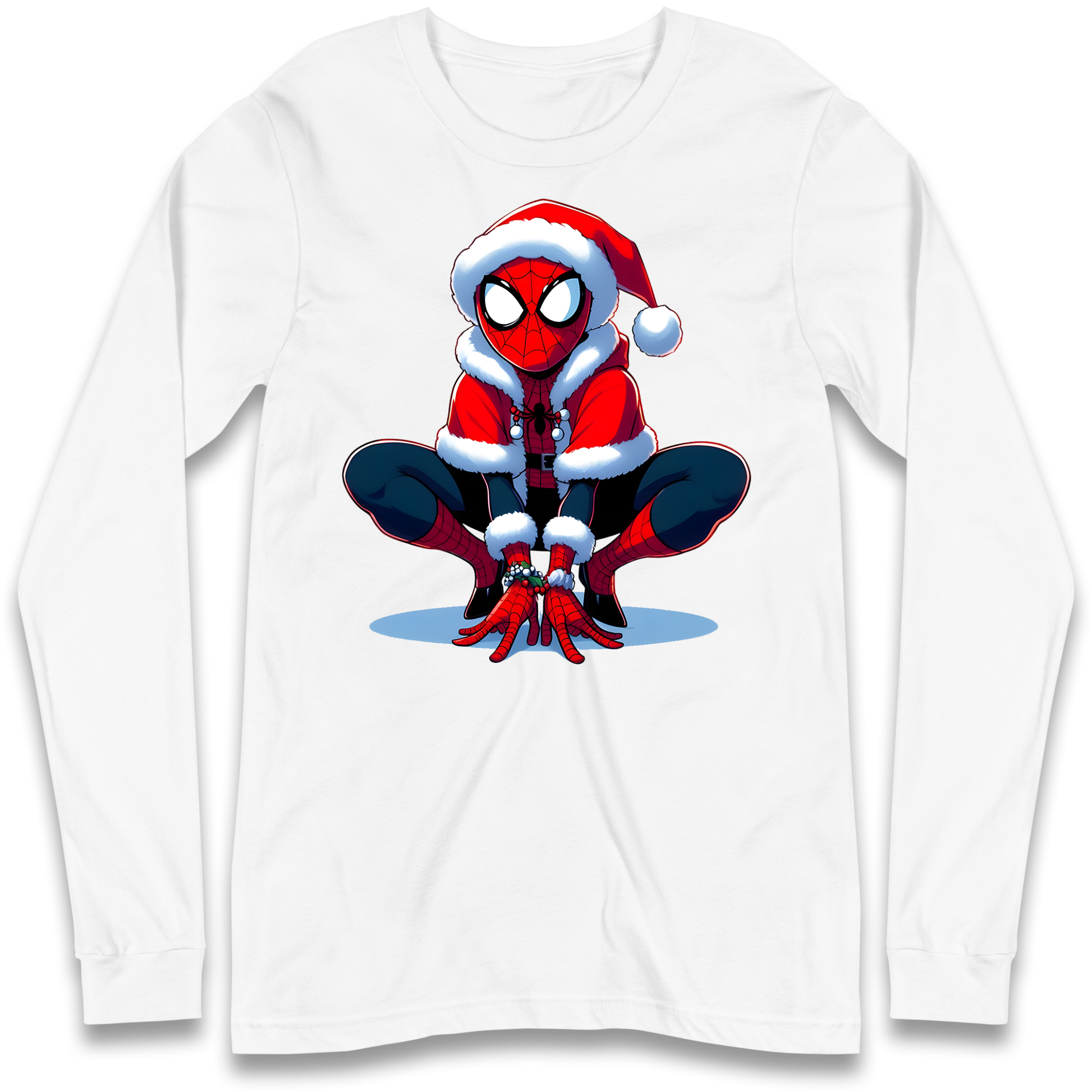 Spiderman Santa Longsleeve T Shirt