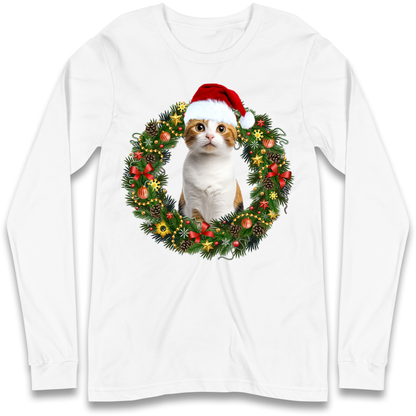 Cat Christmas Longsleeve T Shirt