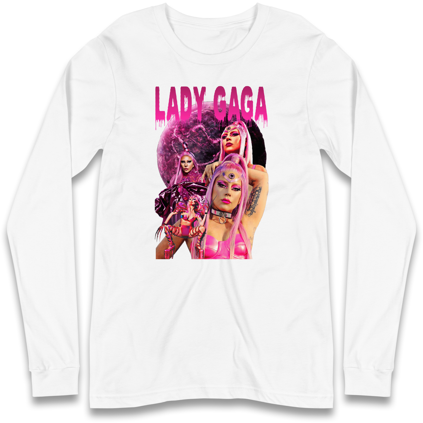 Lady GaGa Pink Longsleeve T Shirt