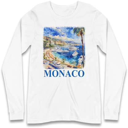 Monaco Painting Longsleeve T Shirt