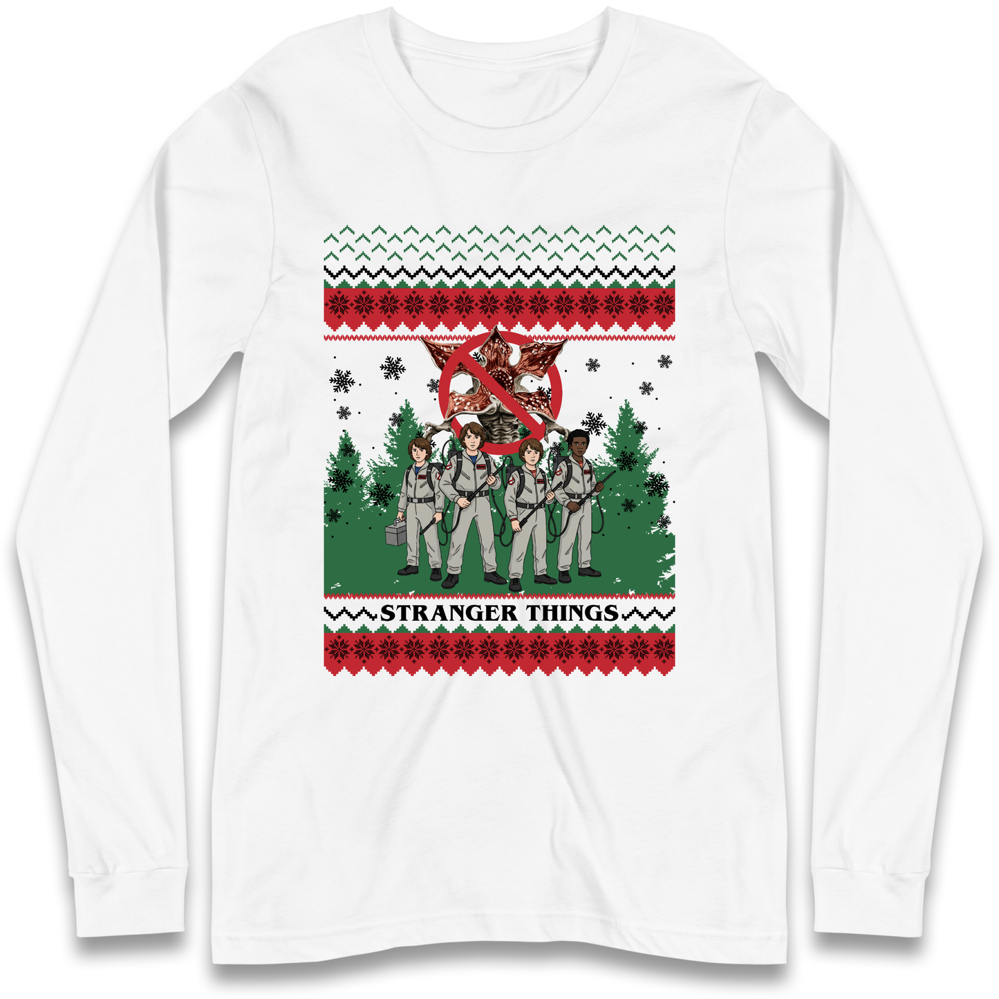 Stranger Things Demogorgon Christmas Longsleeve T Shirt
