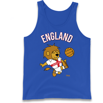 England World Cup Willie 1966 Football Tank Top