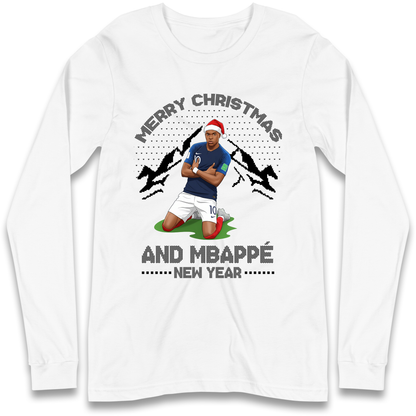 Mbappe Christmas Longsleeve T-Shirt