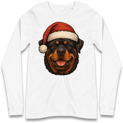 Rottweiler Christmas Longsleeve T Shirt