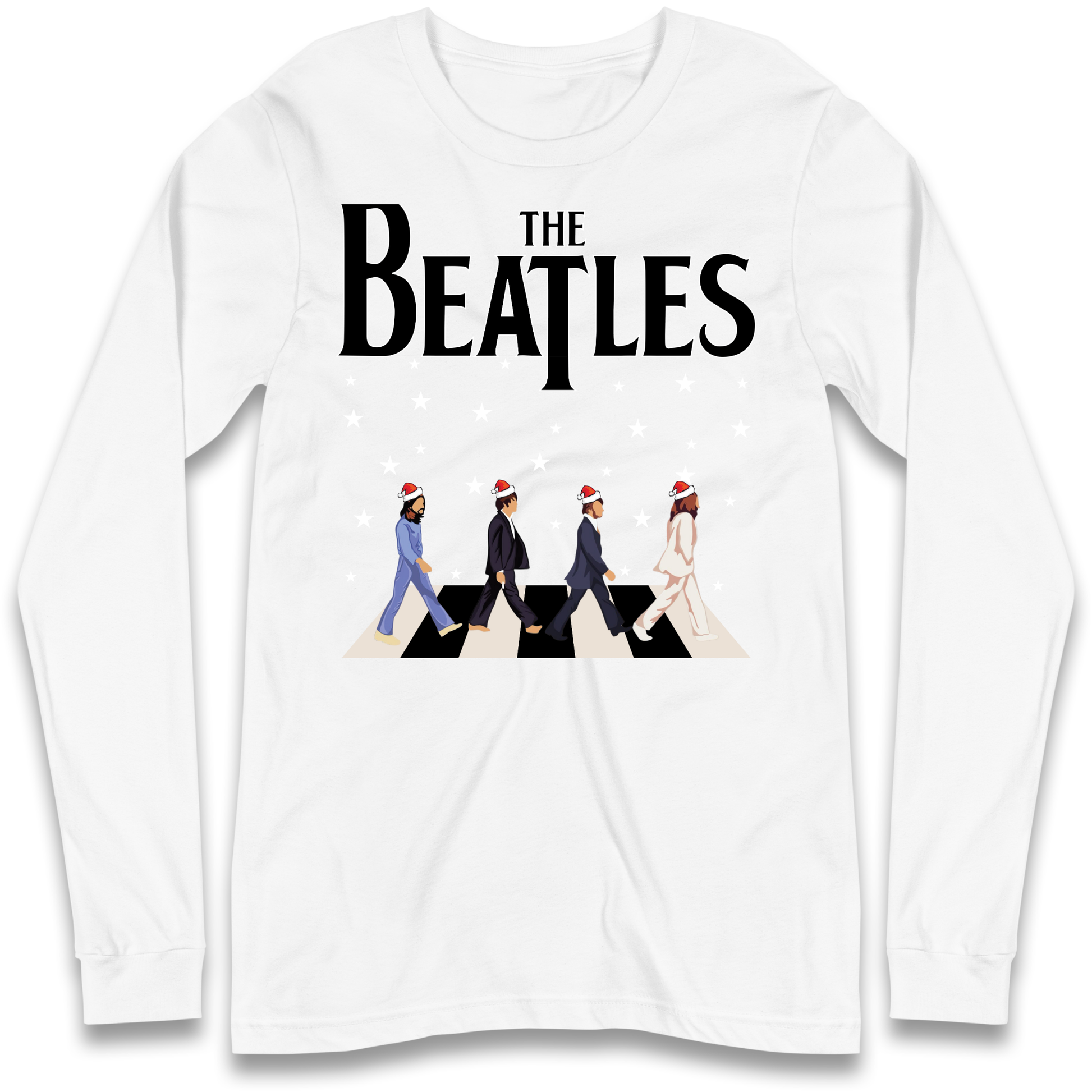 The Beatles Abbey Road Christmas Longsleeve T Shirt