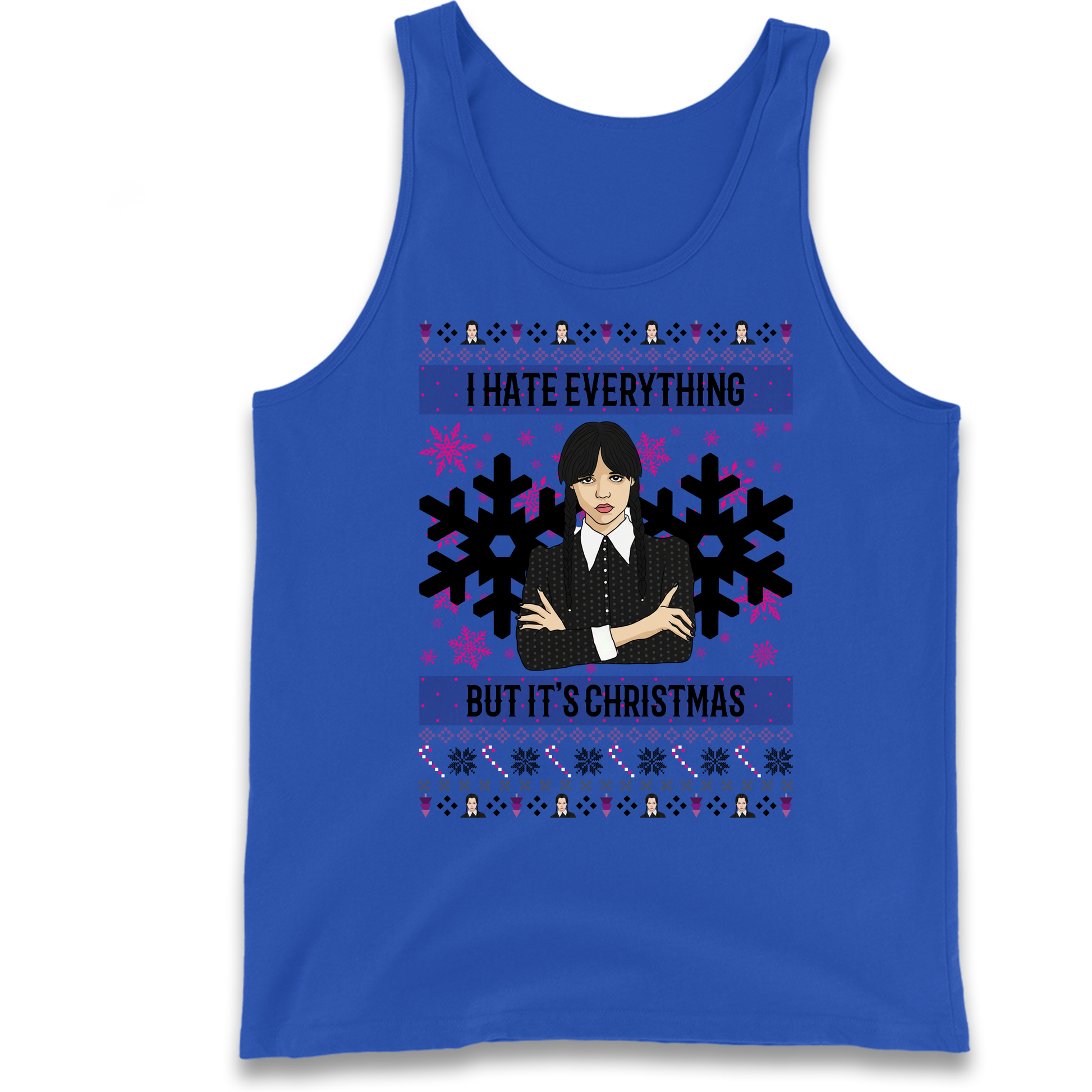 Wednesday addams Christmas Tank Top