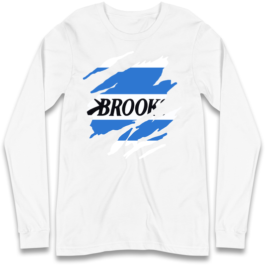 Retro QPR 1992 Torn Effect Longsleeve T Shirt