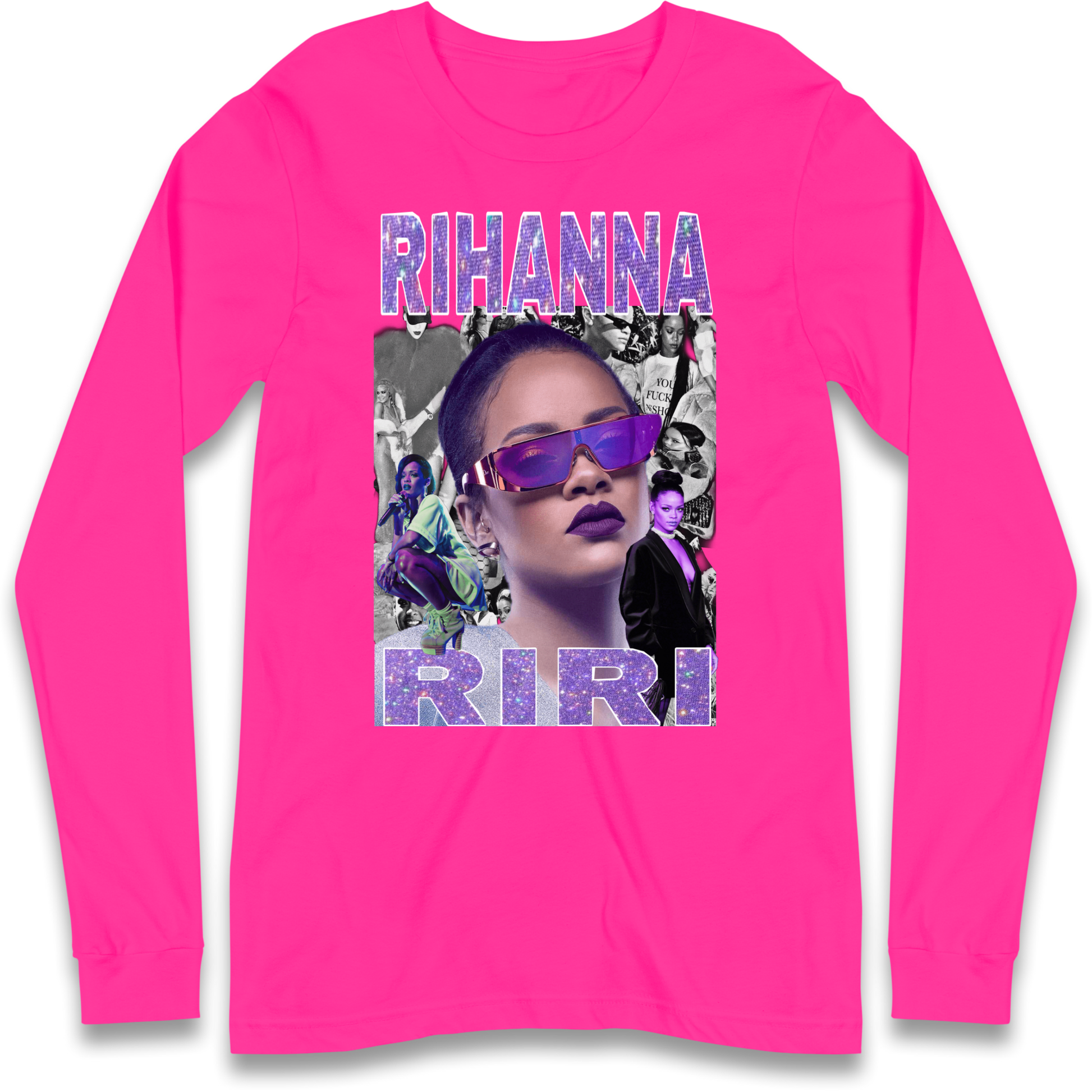Rihanna Riri Bootleg Longsleeve T Shirt 