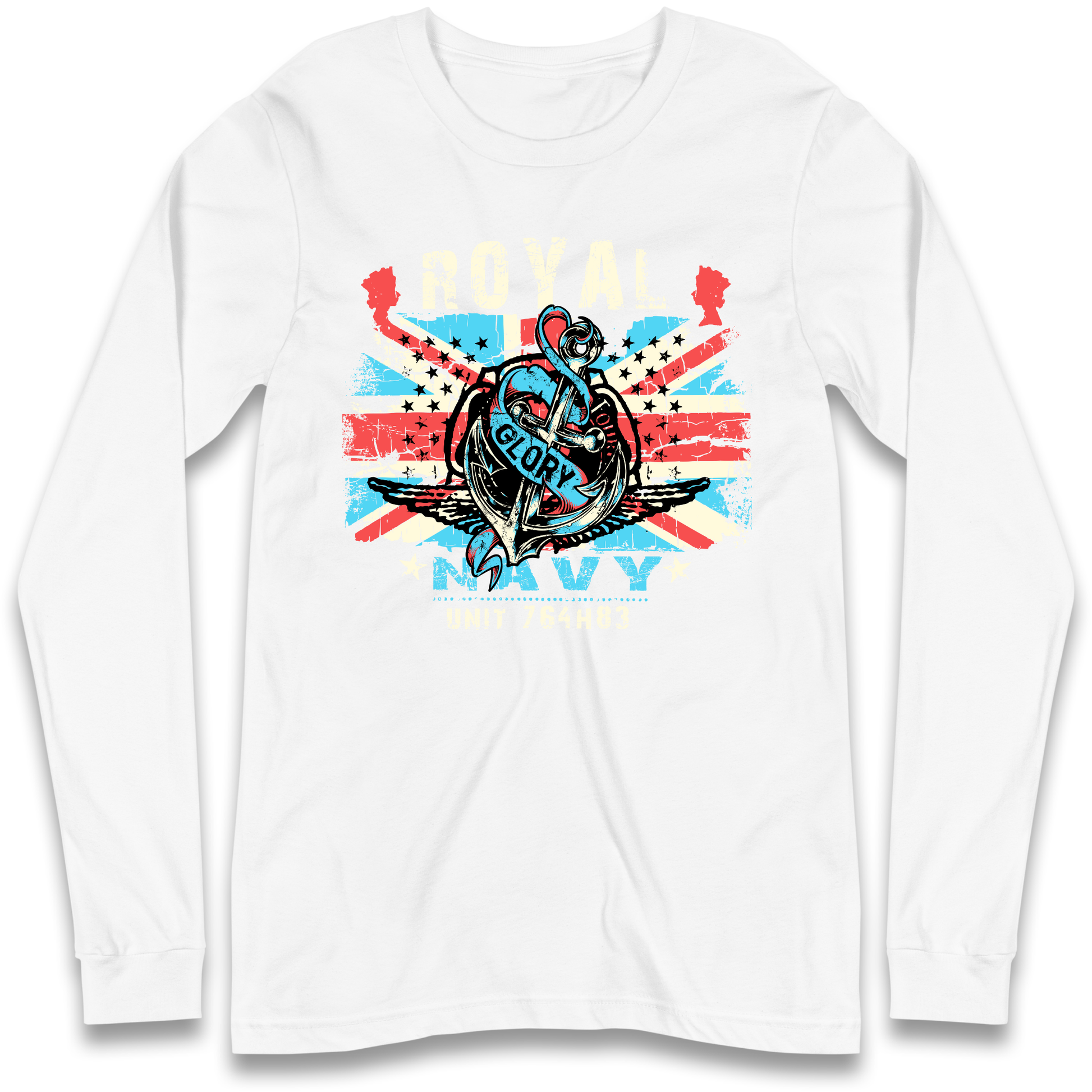 Royal Navy Glory Unit 764H83 Longsleeve T Shirt