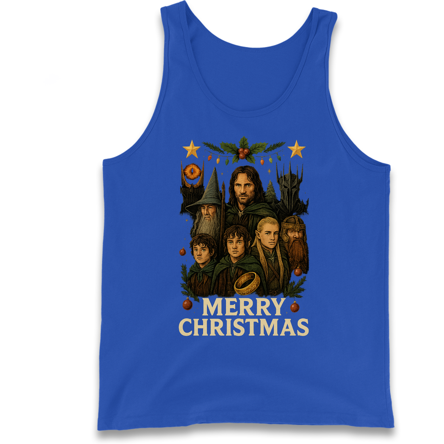 Lord of The Rings Christmas Tank Top