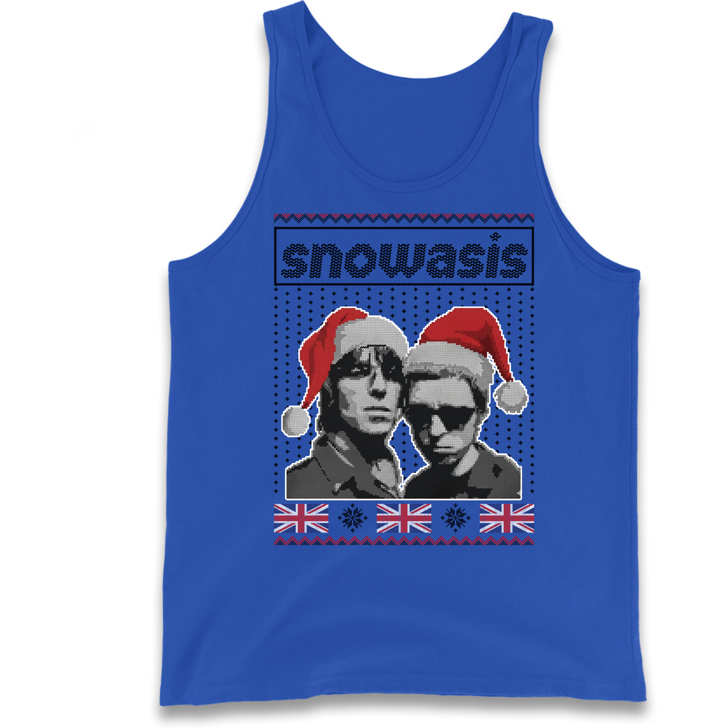 Snowasis Union Jack Christmas Tank Top