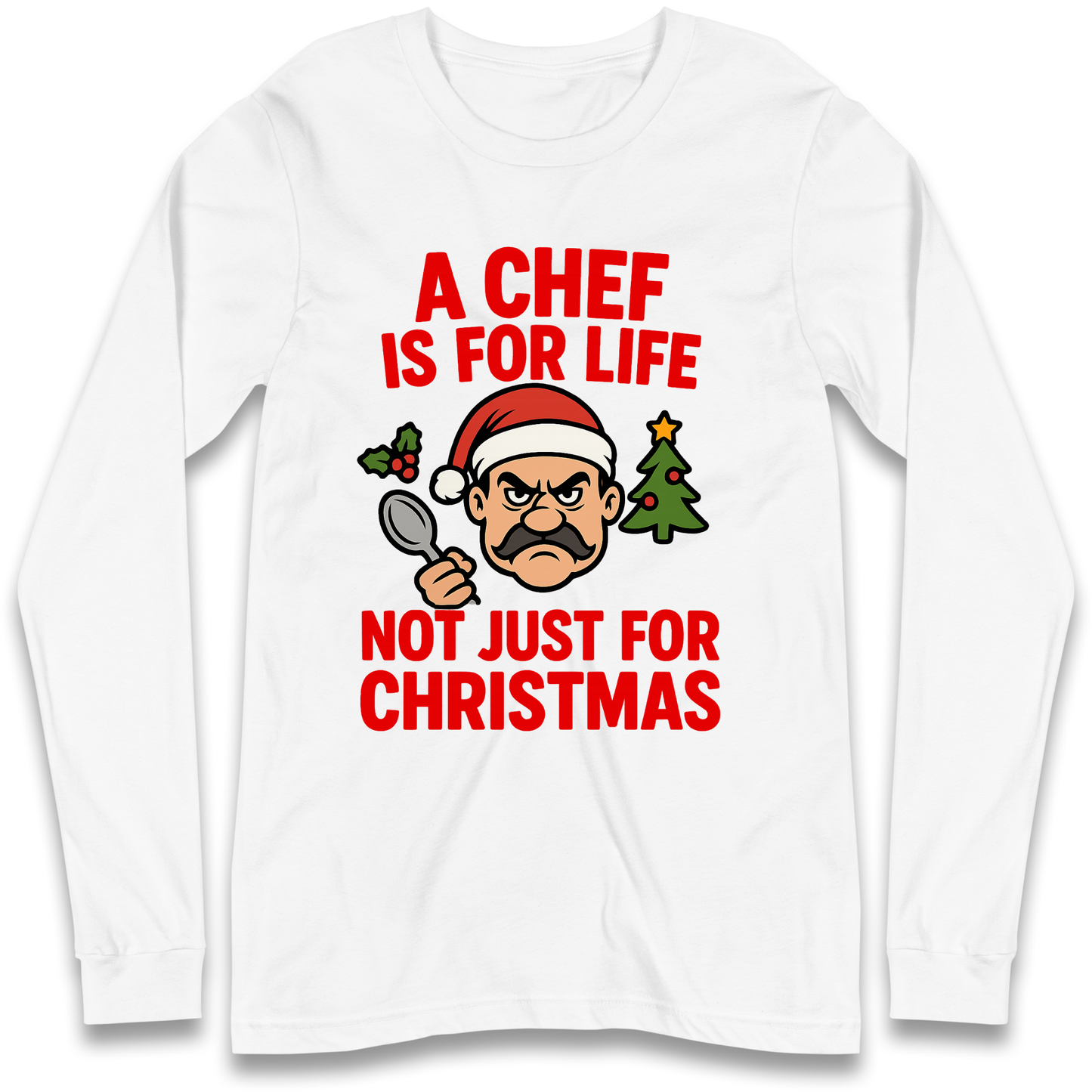 Chef Christmas Longsleeve T Shirt