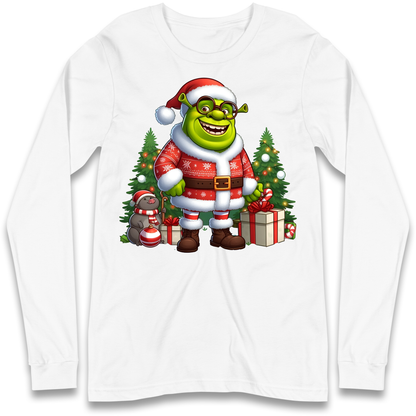 Shrek Santa Claus Presents Longsleeve T Shirt