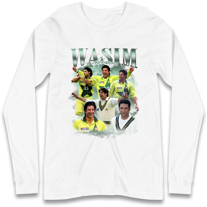 Wasim Akram Longsleeve T Shirt