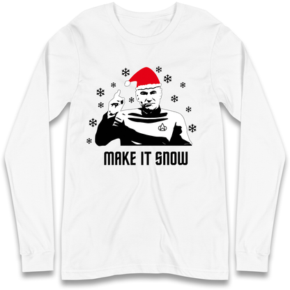Make It Snow Longsleeve T Shirt