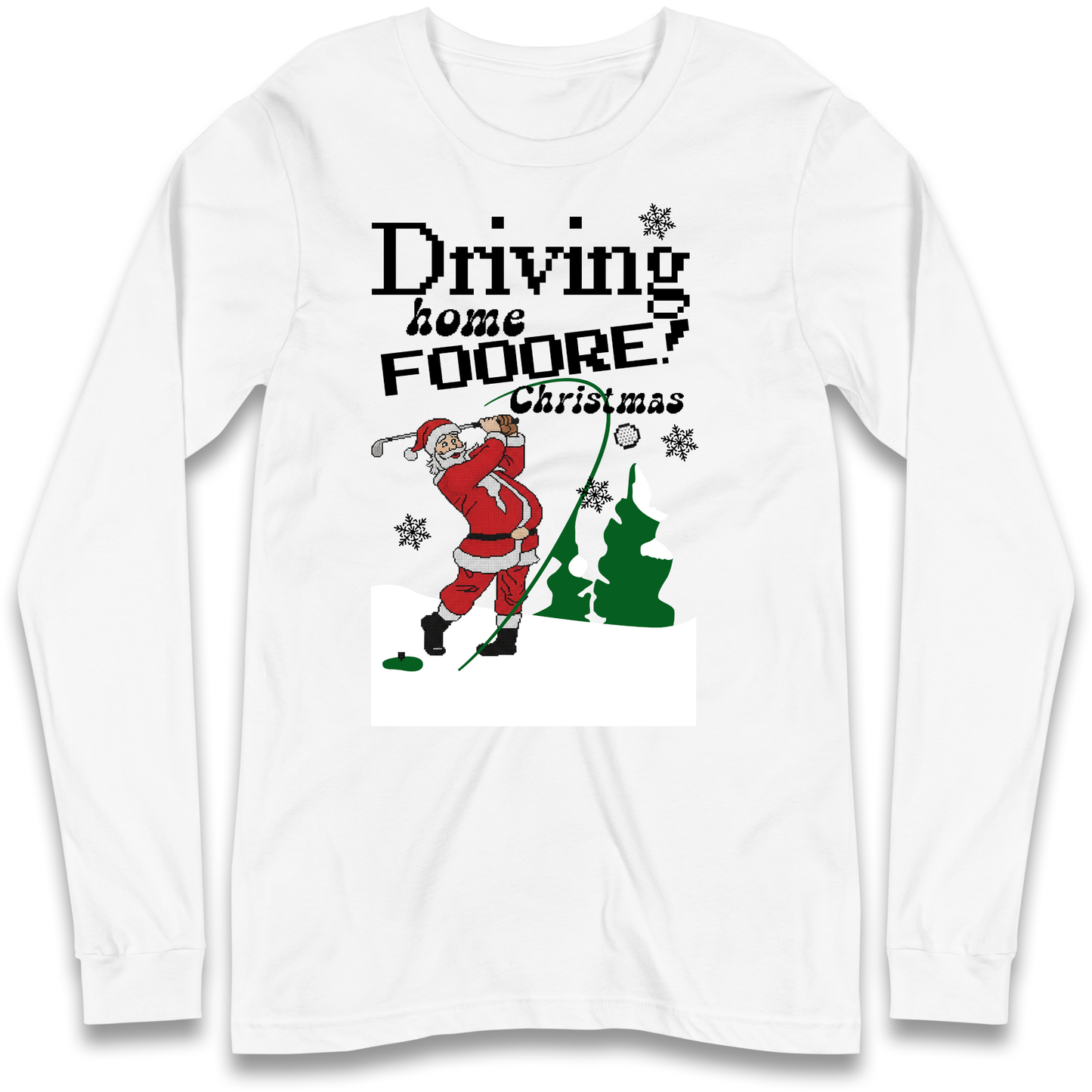 Christmas Golf Longsleeve T-Shirt