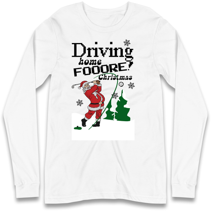 Christmas Golf Longsleeve T-Shirt
