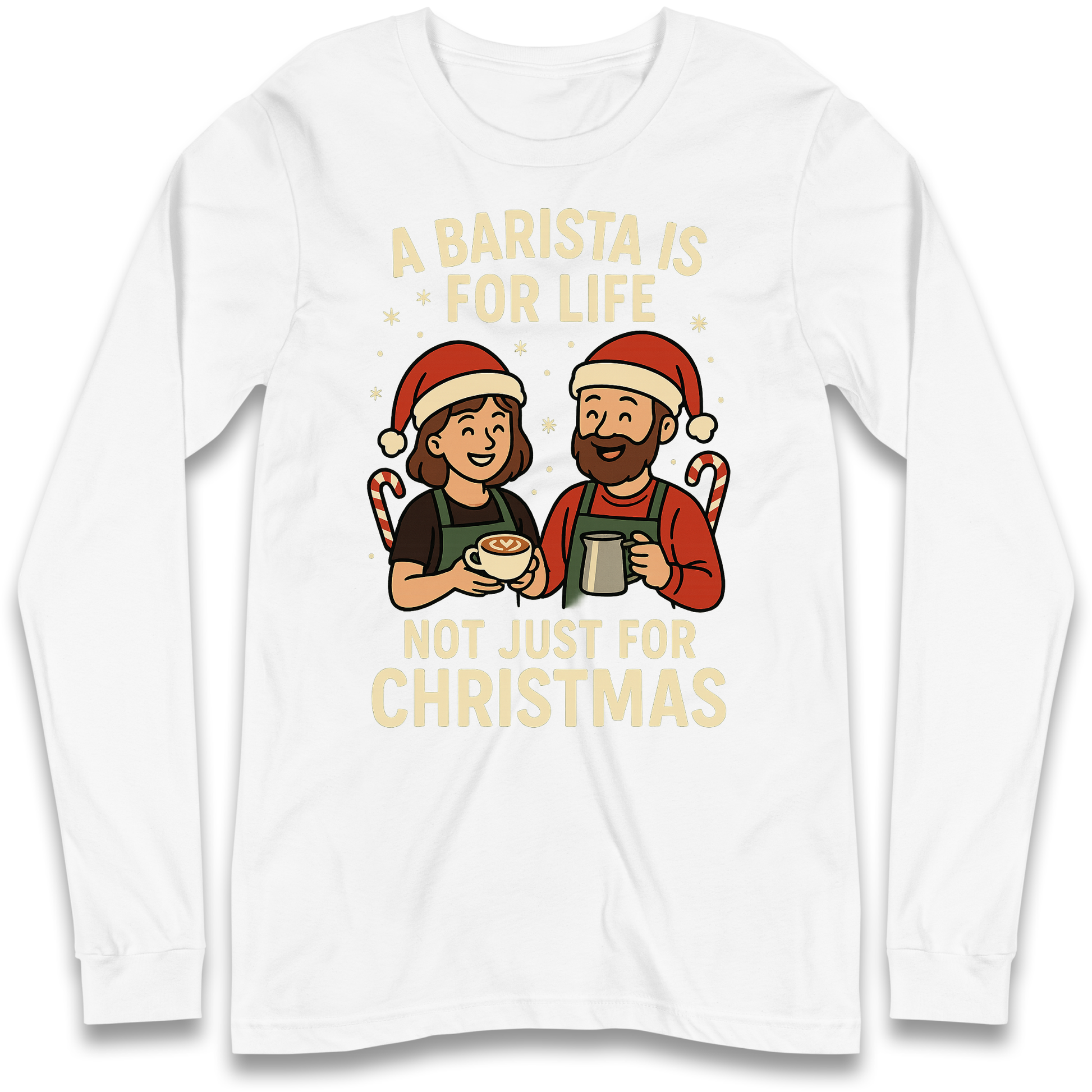 Barista Christmas Longsleeve T Shirt